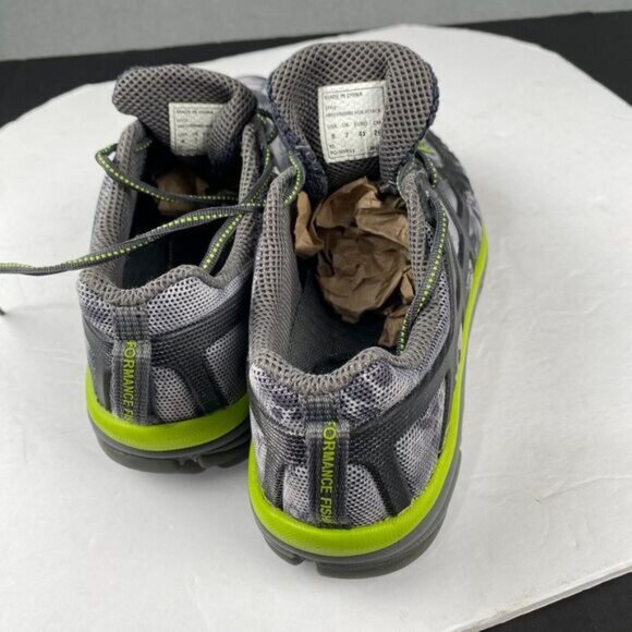 Huk Attack Men’s Size 8 Gray Performance Fishing Angler Sneaker Athletic Shoes - Picture 9 of 13